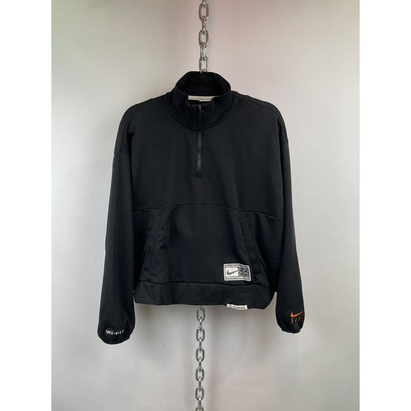 Nike Dri-FIT Swoosh Fly Womens 1/4-Zip Basketball Sweatshirt - Picture 1 of 9
